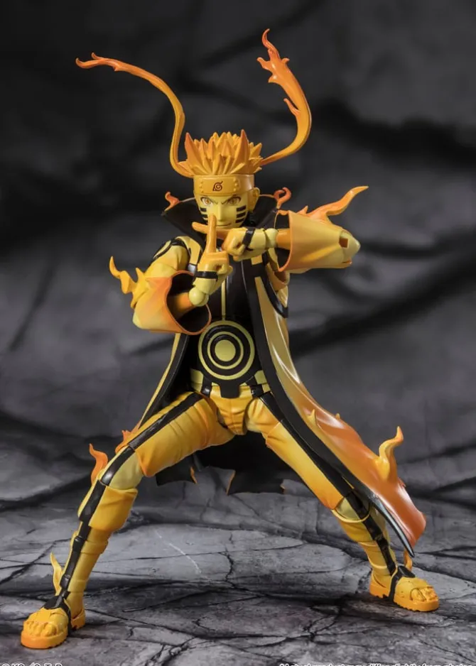 Naruto - Naruto Uzumaki (Kurama Link Mode) Actionfigur / S.H. Figuarts -Courageous Strength That Bin