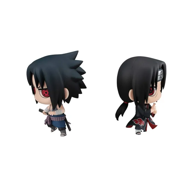 Naruto - Sasuke Uchiha & Itachi Minifiguren 2er-Set / Chimimega Buddy Series: MegaHouse