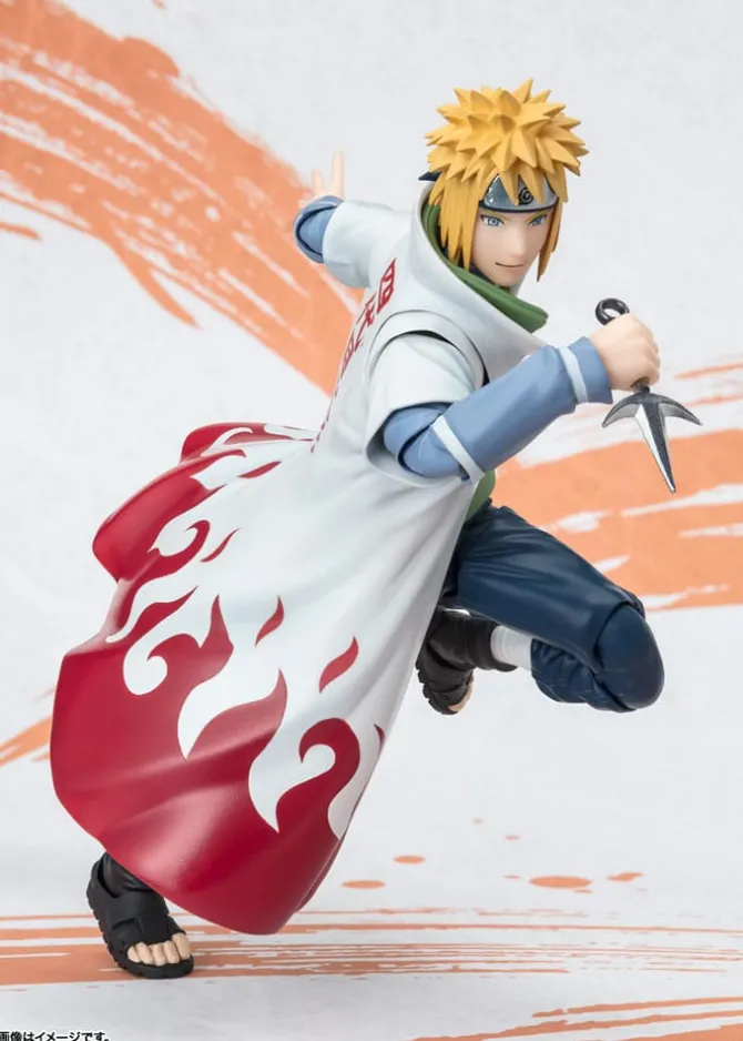 Naruto Shippuden - Minato Namikaze Actionfigur / S.H.Figuarts - NarutoP99 Edition: Bandai Tamashii
