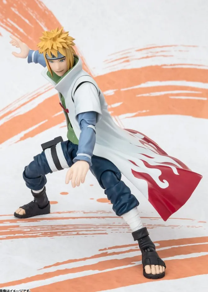 Naruto Shippuden - Minato Namikaze Actionfigur / S.H.Figuarts - NarutoP99 Edition: Bandai Tamashii