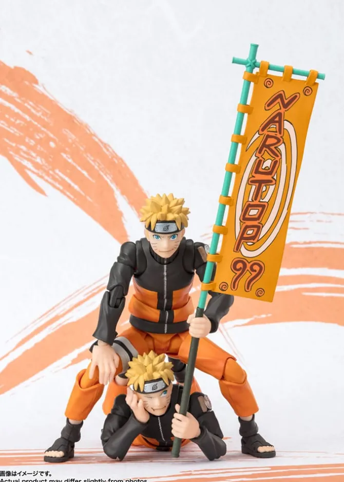 Naruto Shippuden - Naruto Uzumaki Actionfigur / S.H.Figuarts - NarutoP99 Edition: Bandai Tamashii