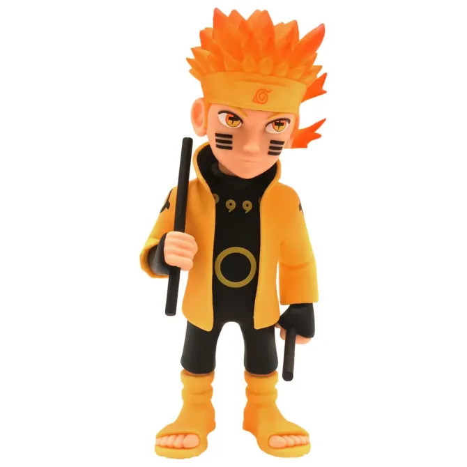 Naruto Shippuden - Naruto Iconic Pose Minix Figur / with fire: Minix