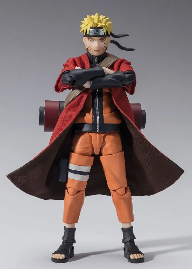 Naruto Shippuden - Naruto Uzumaki Actionfigur / S.H.Figuarts - (Sage Mode) - Savior of Konoha: Banda