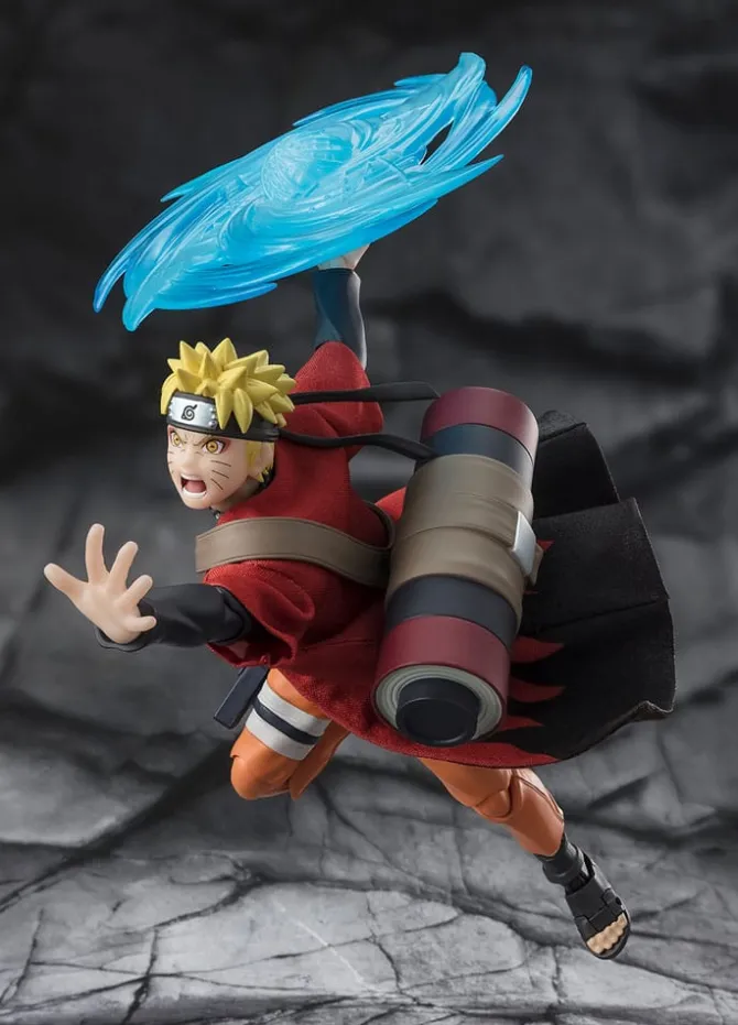 Naruto Shippuden - Naruto Uzumaki Actionfigur / S.H.Figuarts - (Sage Mode) - Savior of Konoha: Banda
