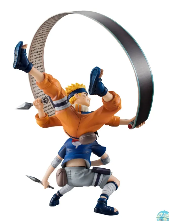 Naruto Shippuden - Naruto & Sasuke Statue - G.E.M. Remix Serie: MegaHouse
