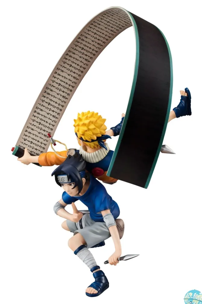 Naruto Shippuden - Naruto & Sasuke Statue - G.E.M. Remix Serie: MegaHouse