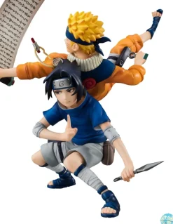 Naruto Shippuden - Naruto & Sasuke Statue - G.E.M. Remix Serie: MegaHouse