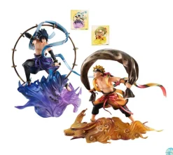 Naruto Shippuden - Sasuke Uchiha Raijin & Naruto Uzumaki Fujin Statuen - G.E.M. Remix Serie: Meg
