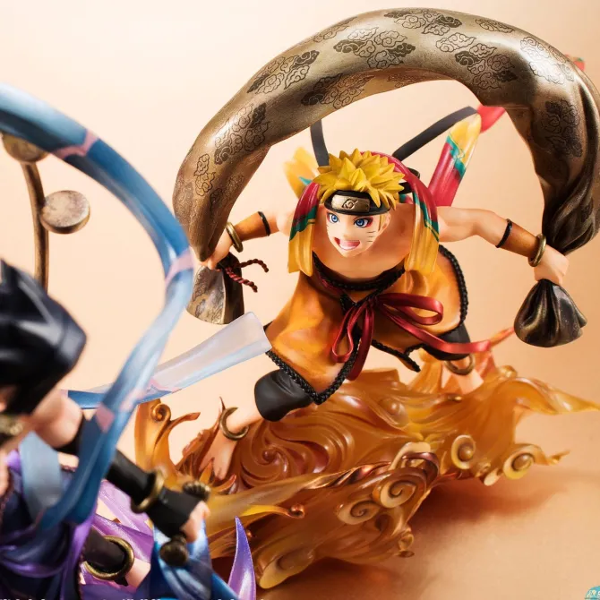 Naruto Shippuden - Sasuke Uchiha Raijin & Naruto Uzumaki Fujin Statuen - G.E.M. Remix Serie: Meg