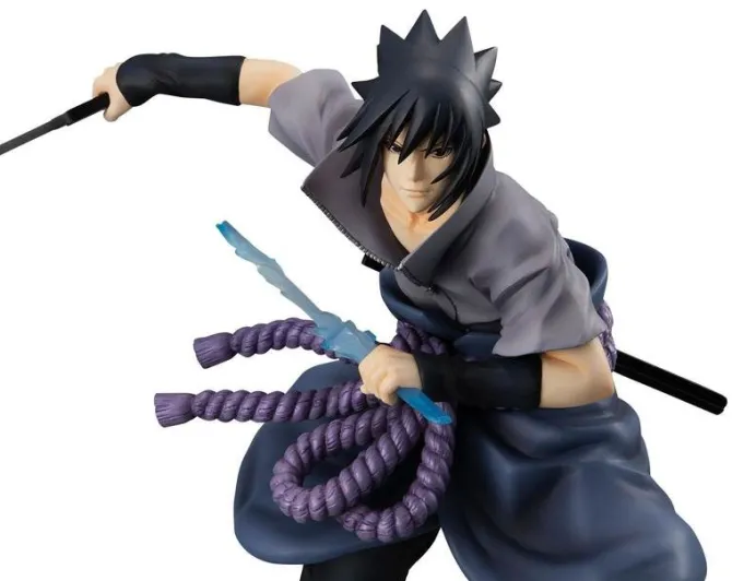 Naruto Shippuden - Sasuke Uchiha Statue / G.E.M.Series - Shinobi World War Version: MegaHouse