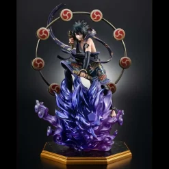 Naruto Shippuden - Sasuke Statue / Thunder God Gem: MegaHouse