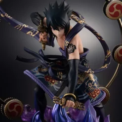 Naruto Shippuden - Sasuke Statue / Thunder God Gem: MegaHouse