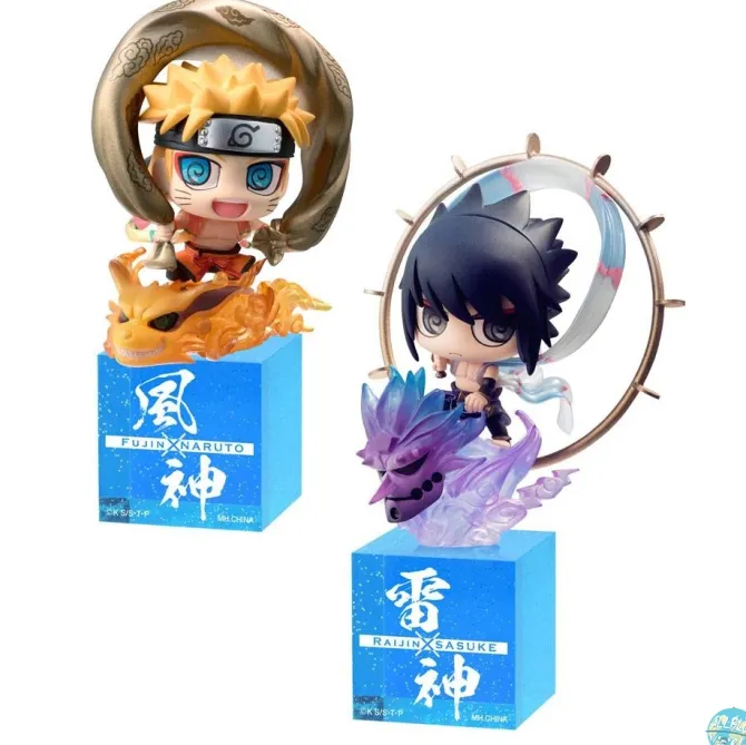 Naruto Shippuuden - Fujin & Raijin Minifiguren 2er-Pack - Petit Chara Land: MegaHouse