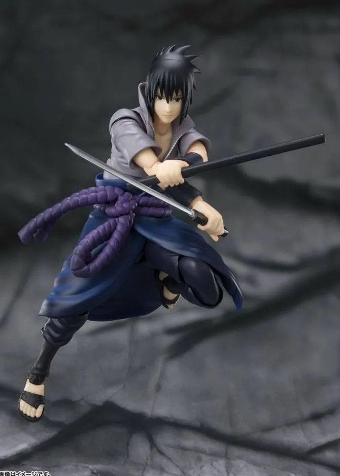 Naruto Shippuuden - Sasuke Uchiha Actionfigur - S.H.Figuarts / He who bears all Hatred: Tamashii Nat