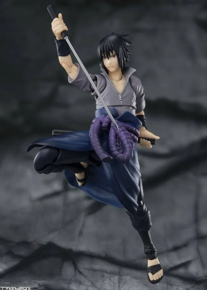 Naruto Shippuuden - Sasuke Uchiha Actionfigur - S.H.Figuarts / He who bears all Hatred: Tamashii Nat