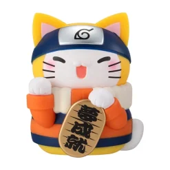 Naruto-Nyaruto! Mega Cat - Sammelfiguren Beckoning cat fortune one more time / Sortiment (6): MegaHo