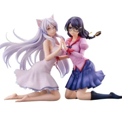 Nekomonogatari - Tsubasa & Hanekawa Statuen-Set [NEUAUFLAGE]: Union Creative