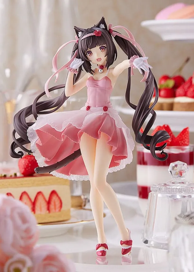 Nekopara - Chocola Statue / Pop Up Parade - Cocktail Dress Version: Good Smile Company