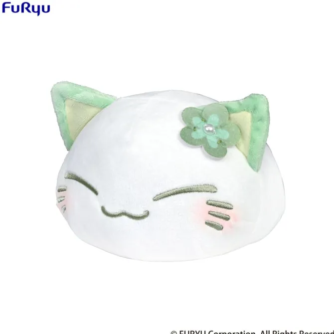 Nemuneko Cat - Green Plüschfigur: Furyu