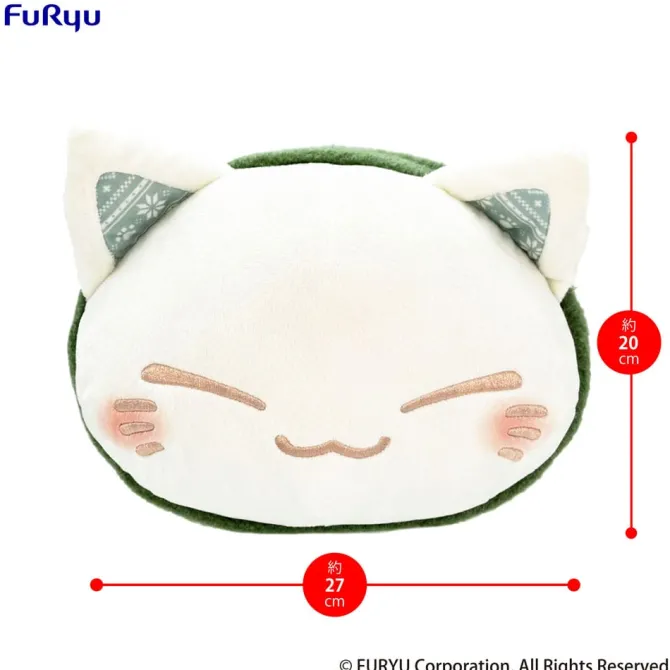 Nemuneko Cat - Green Scarf Ver. Plüschfigur: Furyu