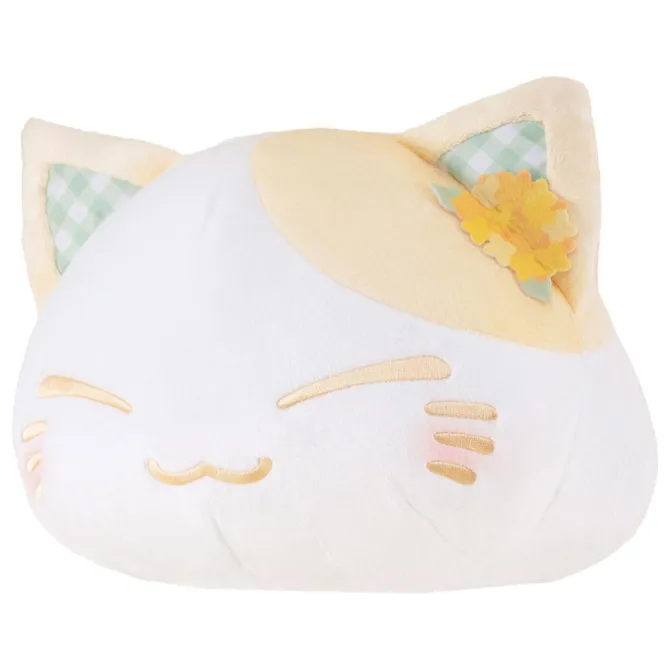 Nemuneko Cat - Rape Plüschfigur / Flower Pattern Ear Decoration Yellow Color Ver.: Furyu