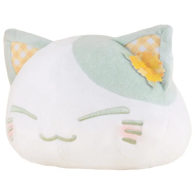 Nemuneko Cat - Rape Plüschfigur / Flower Pattern Ear Decoration Green Color Ver.: Furyu
