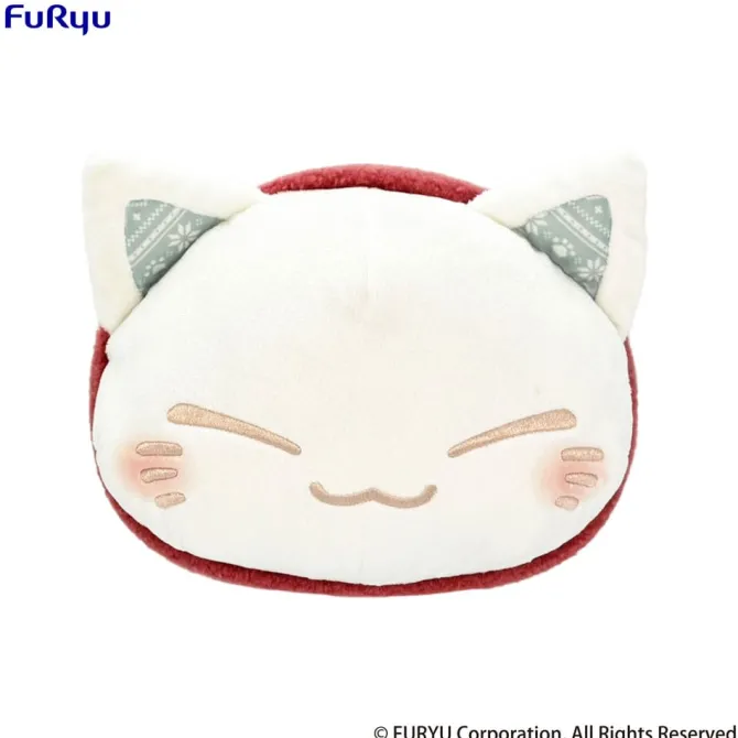 Nemuneko Cat - Red Scarf Ver. Plüschfigur: Furyu