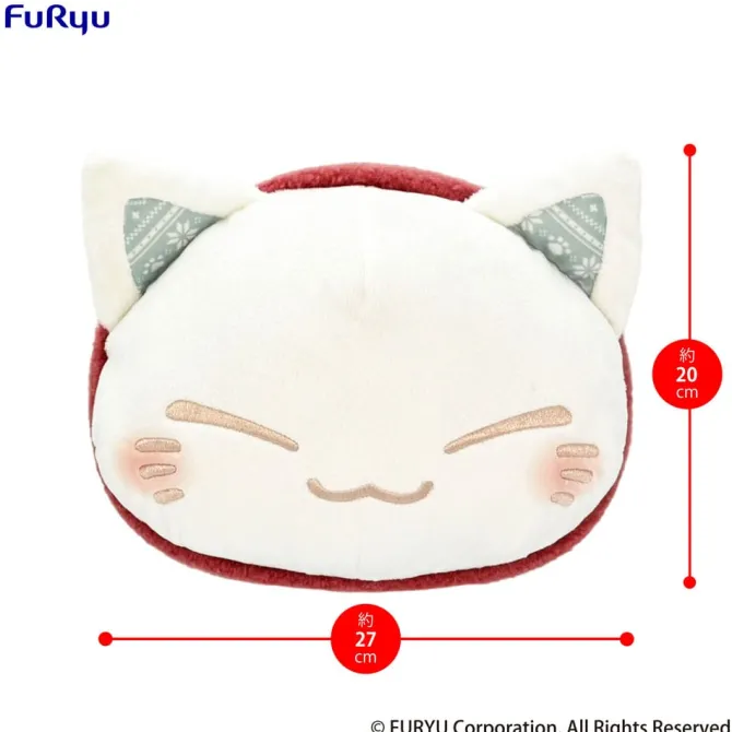 Nemuneko Cat - Red Scarf Ver. Plüschfigur: Furyu