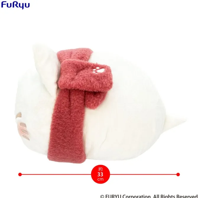 Nemuneko Cat - Red Scarf Ver. Plüschfigur: Furyu