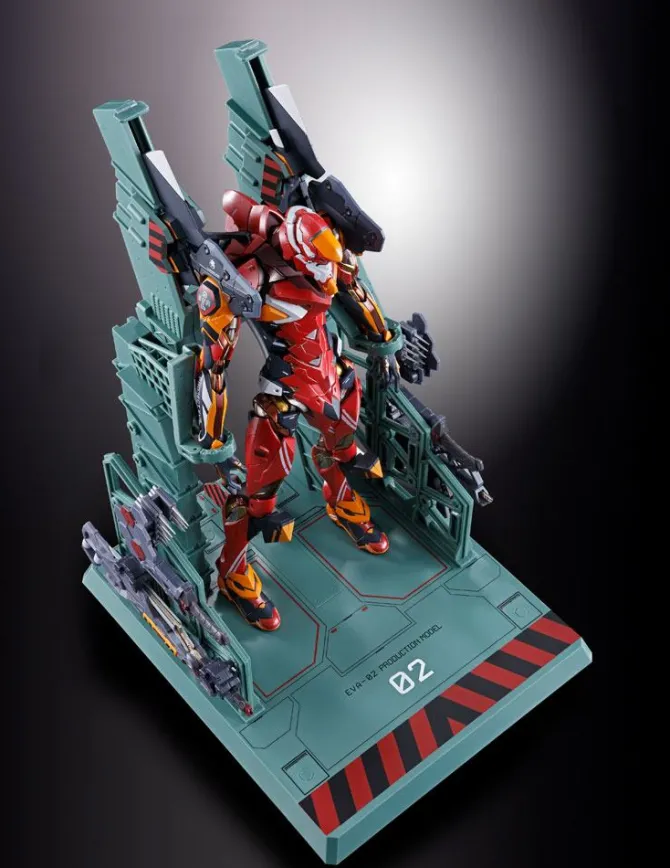 Neon Genesis Evangelion - EVA-02 Production Model Actionfigur / Metal Build Diecast: Tamashii Nation