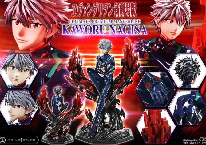 Neon Genesis Evangelion - Kaworu Nagisa Statue / Ultimate Premium Masterline - Bonus: Prime 1 Studio
