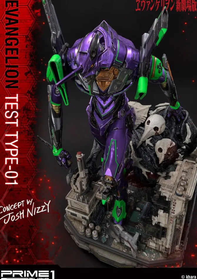 Neon Genesis Evangelion - Test Type-01 Statue / Concept by Josh Nizzi: Prime 1 Studio