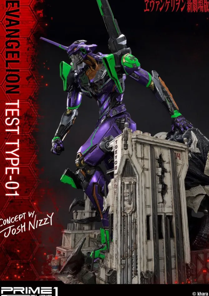Neon Genesis Evangelion - Test Type-01 Statue / Concept by Josh Nizzi: Prime 1 Studio