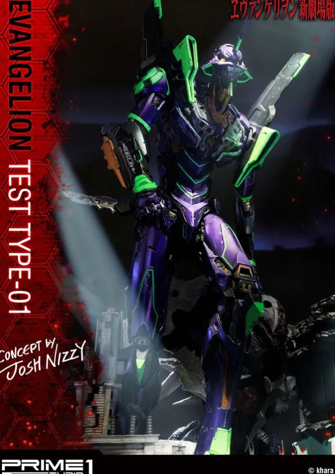 Neon Genesis Evangelion - Test Type-01 Statue / Concept by Josh Nizzi: Prime 1 Studio