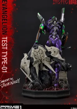 Neon Genesis Evangelion - Test Type-01 Statue / Concept by Josh Nizzi: Prime 1 Studio