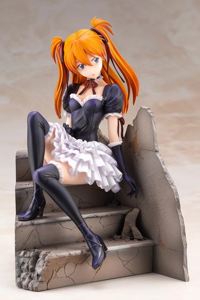 Neon Genesis Evangelion - Asuka Langley Statue / Gothic & Lolita Costume: Kotobukiya