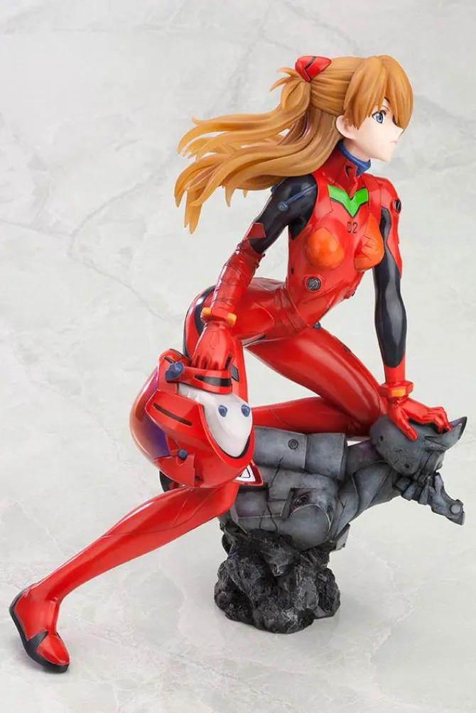 Neon Genesis Evangelion - Asuka Langley Statue / Shikinami Q Plugsuit Version: Kotobukiya