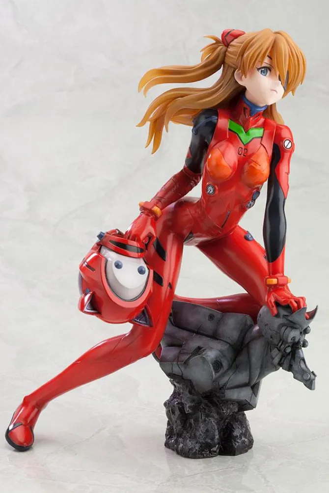 Neon Genesis Evangelion - Asuka Langley Statue / Shikinami Q Plugsuit Version: Kotobukiya
