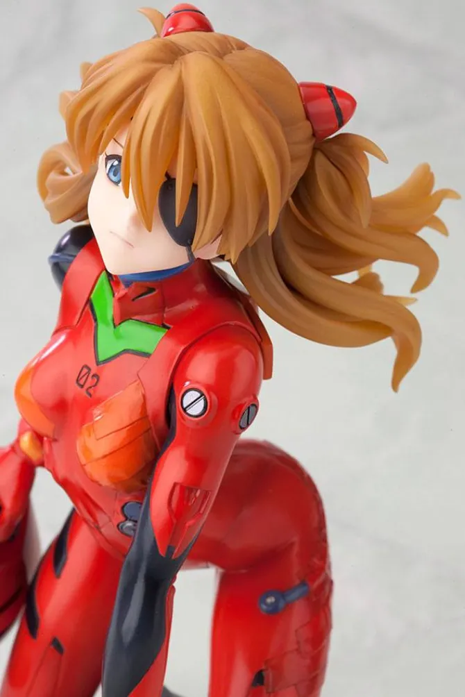 Neon Genesis Evangelion - Asuka Langley Statue / Shikinami Q Plugsuit Version: Kotobukiya