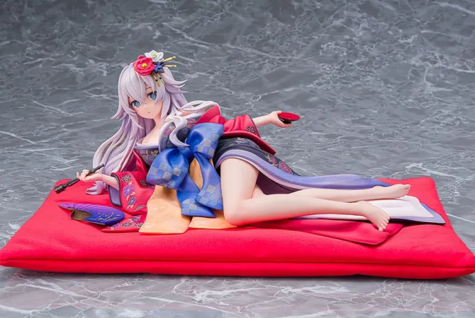 Neptunia x Senran Kagura - Black Heart Statue / Kimono Version: Kadokawa