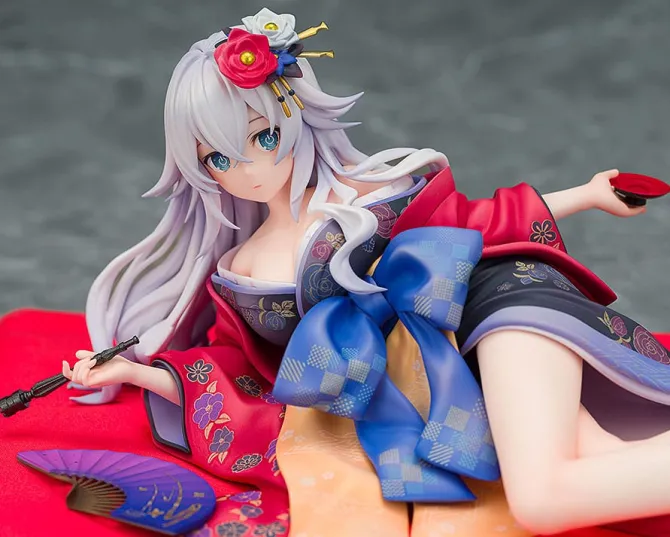 Neptunia x Senran Kagura - Black Heart Statue / Kimono Version: Kadokawa