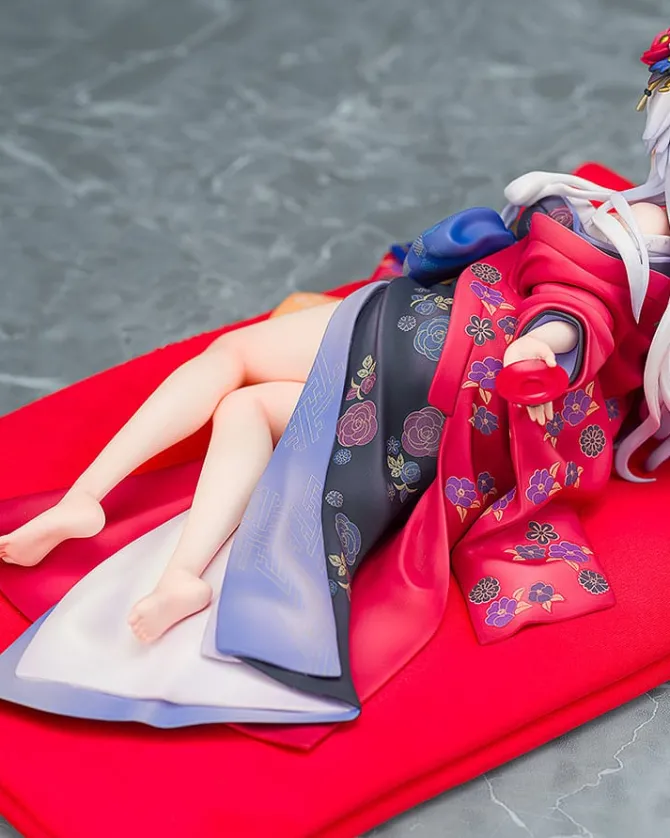 Neptunia x Senran Kagura - Black Heart Statue / Kimono Version: Kadokawa