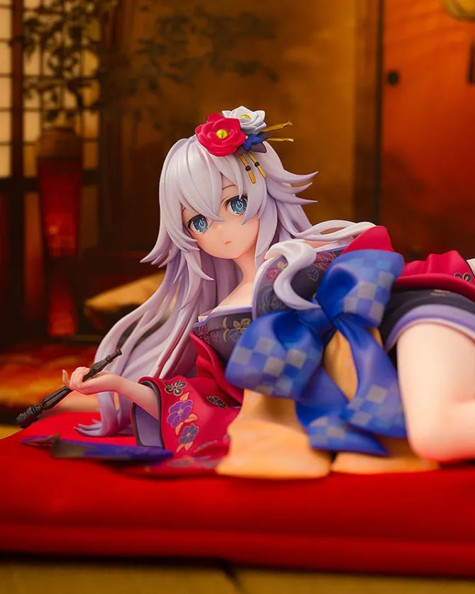 Neptunia x Senran Kagura - Black Heart Statue / Kimono Version: Kadokawa