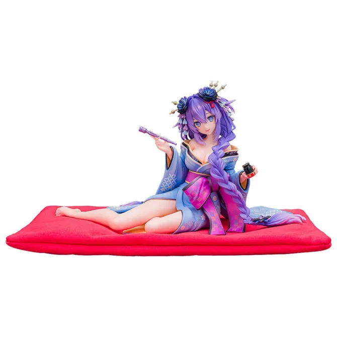 Neptunia x Senran Kagura - Purple Heart Statue / Kimono Version: Kadokawa