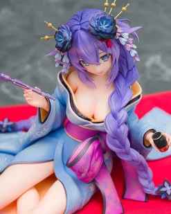 Neptunia x Senran Kagura - Purple Heart Statue / Kimono Version: Kadokawa