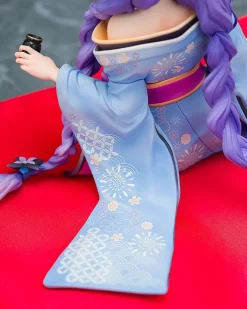 Neptunia x Senran Kagura - Purple Heart Statue / Kimono Version: Kadokawa