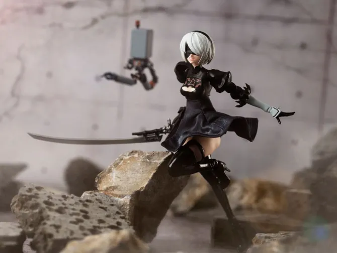 NieR: Automata - 2B Actionfigur / BUZZmod:- Ver1.1a Aniplex