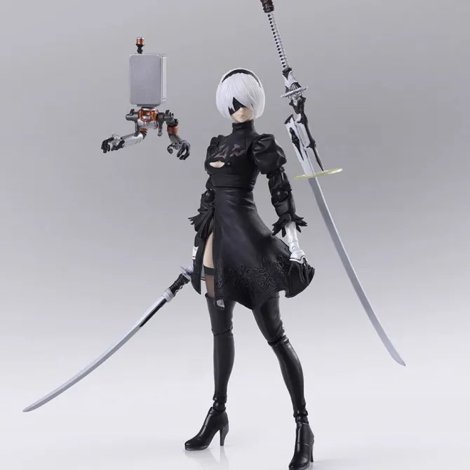 NieR Automata - YoRHa No.2 Type B Actionfigur / Bring Arts - Version 2.0: Square Enix