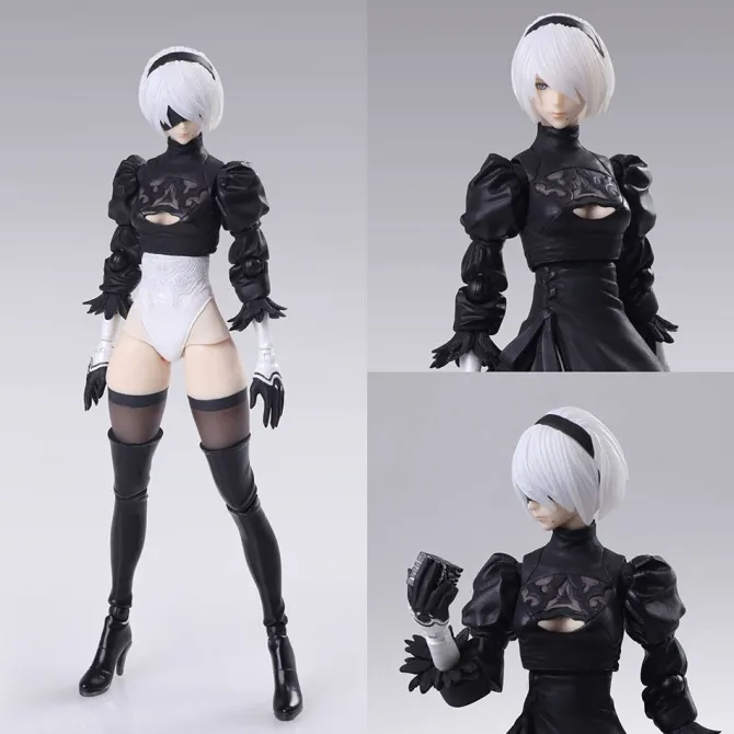 NieR Automata - YoRHa No.2 Type B Actionfigur / Bring Arts - Version 2.0: Square Enix