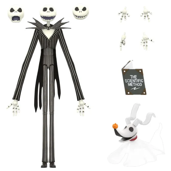 Nightmare before Christmas - Jack Skellington Actionfigur / Disney Ultimates: Super 7